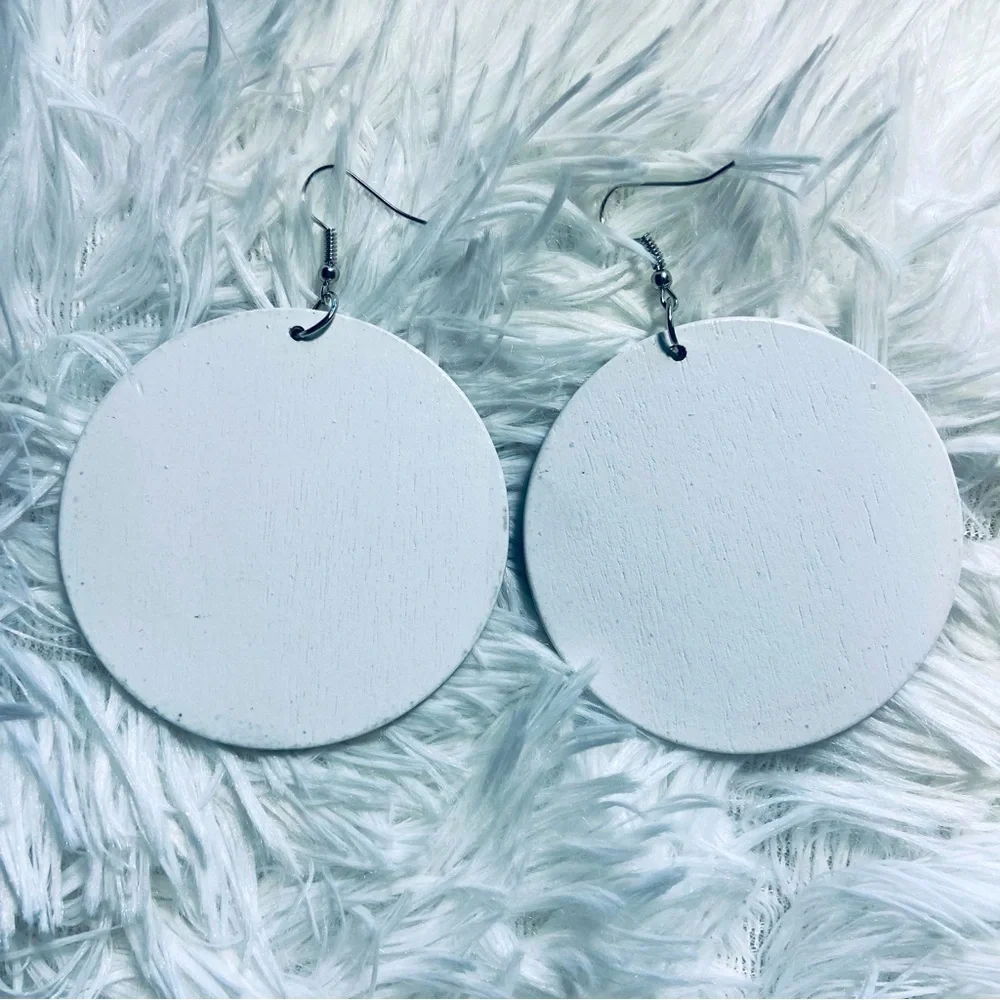 ‼️CLEARANCE Item‼️ | Bubble Yum AfroGirl Wooden Earrings